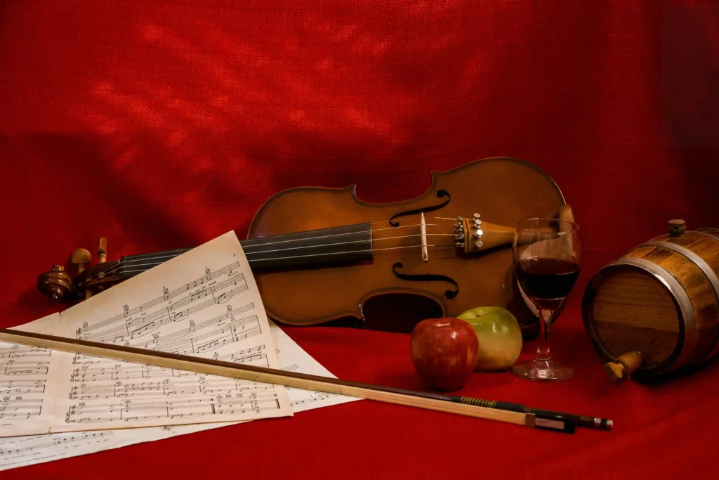 Screenshot of a structured online violin lesson for adults with guidance from Giuseppe Calabrese.