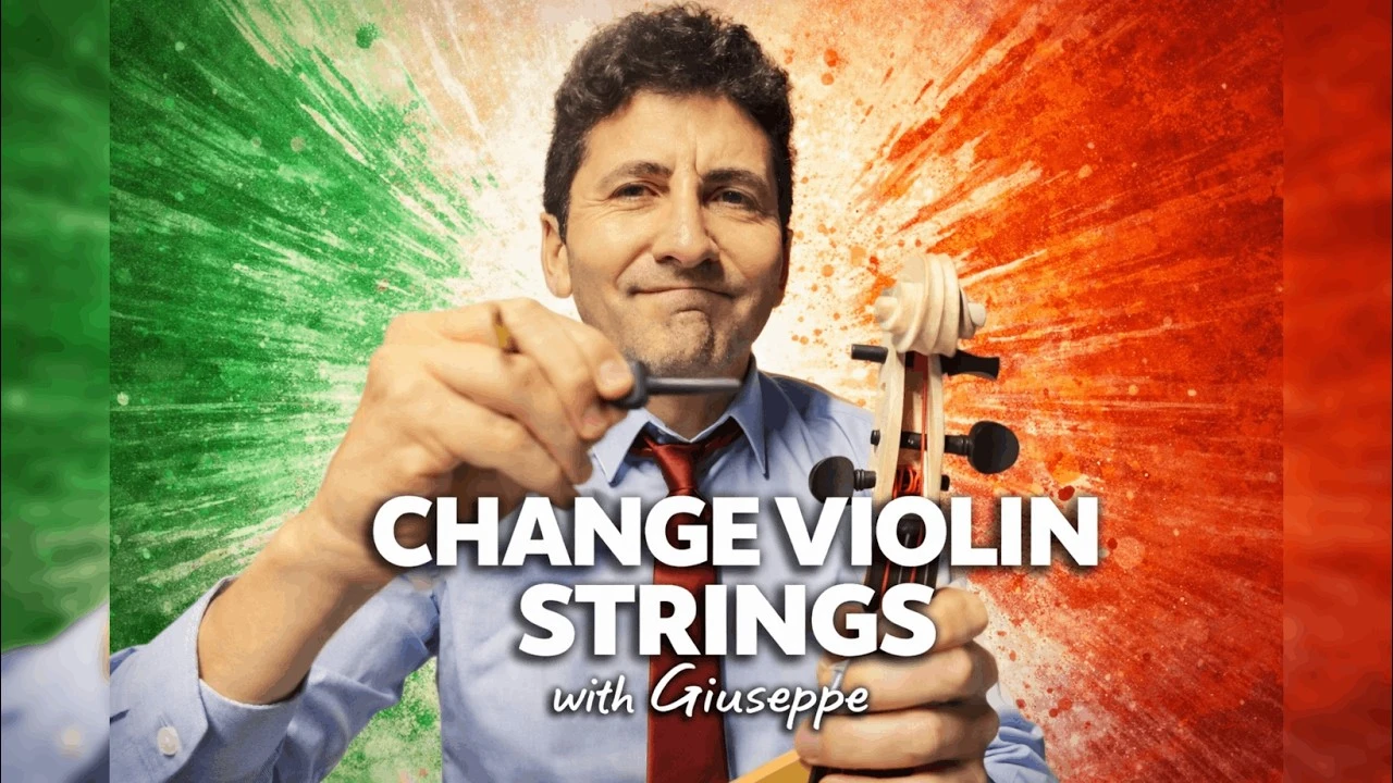 Change Violin Strings with Giuseppe