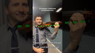 Keep your left hand wrist straight on the Violin!