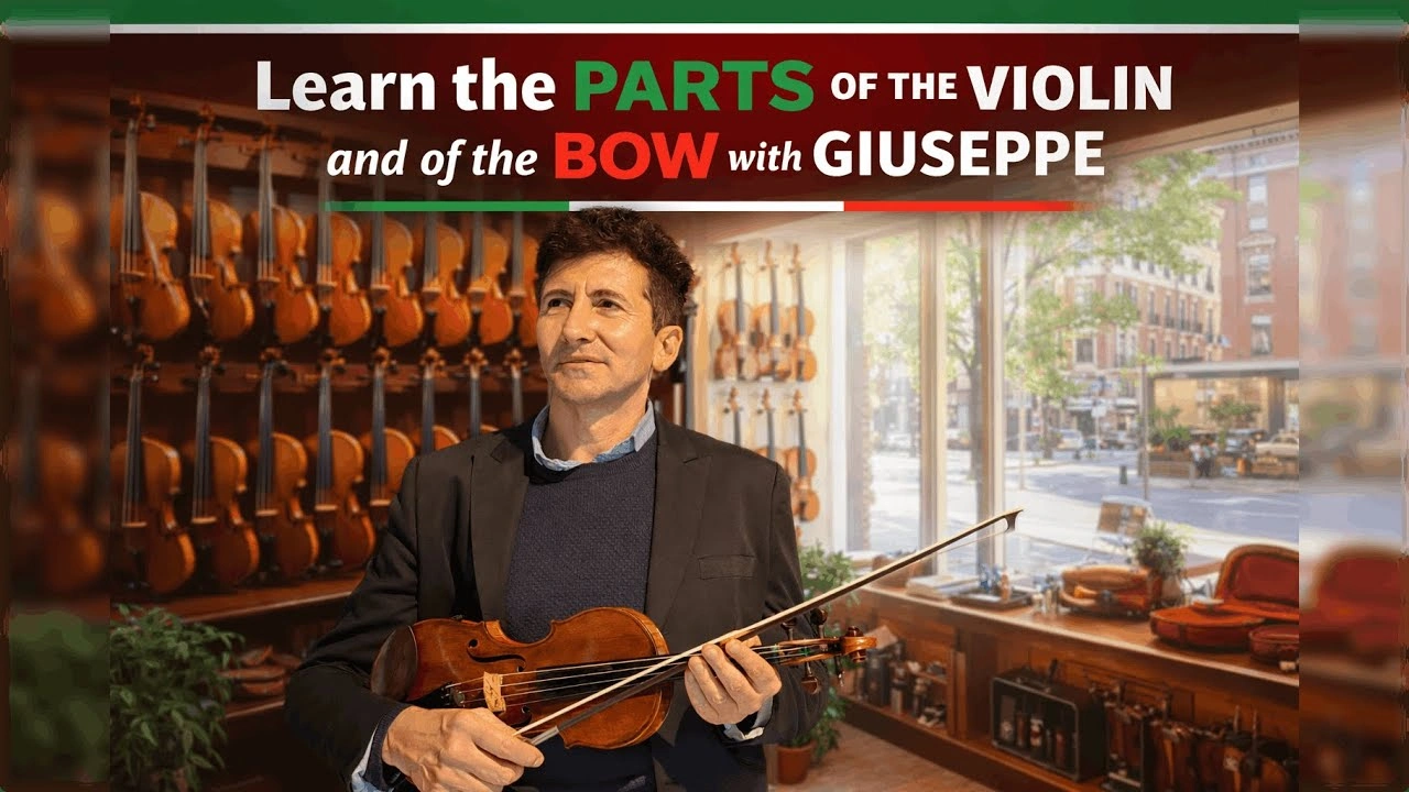  Learn the Parts of the Violin and Bow with Giuseppe