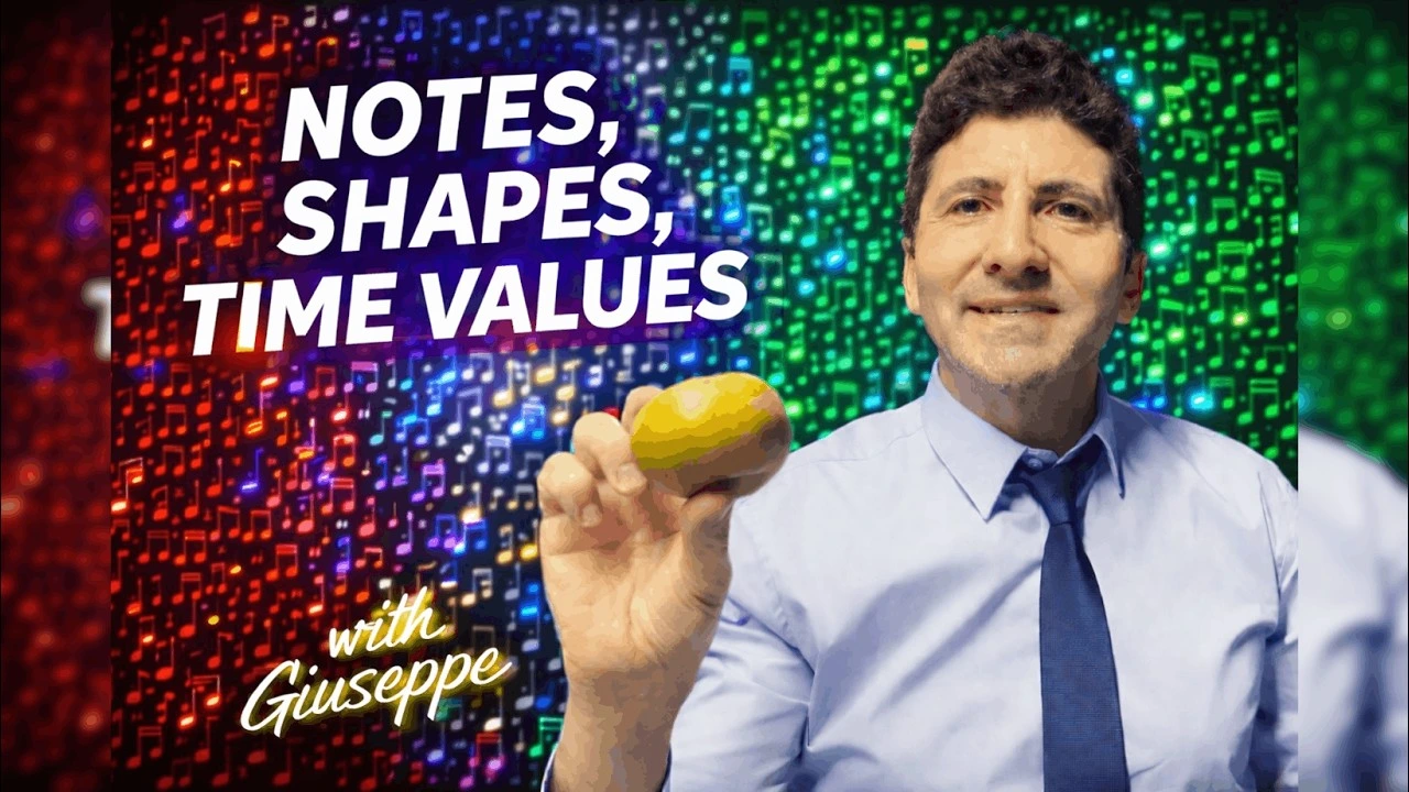 Notes, Shapes, Time Values with Giuseppe
