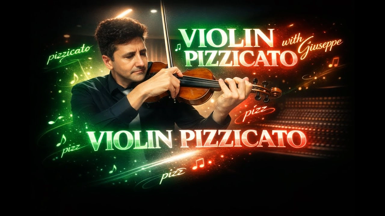 Pizzicato on the Violin with Giuseppe